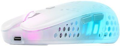 Миша Xtrfy MZ1, WL/USB-A, RGB, білий MZ1W-RGB-WHITE фото