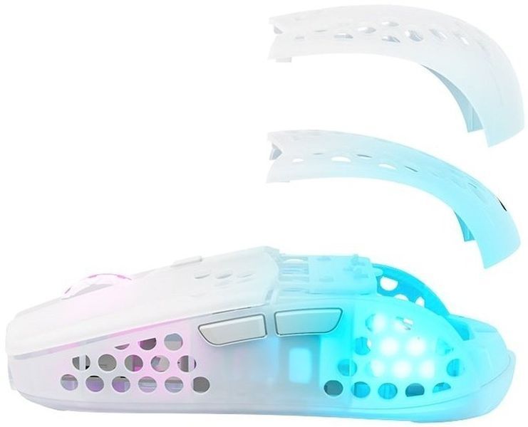 Миша Xtrfy MZ1, WL/USB-A, RGB, білий MZ1W-RGB-WHITE фото