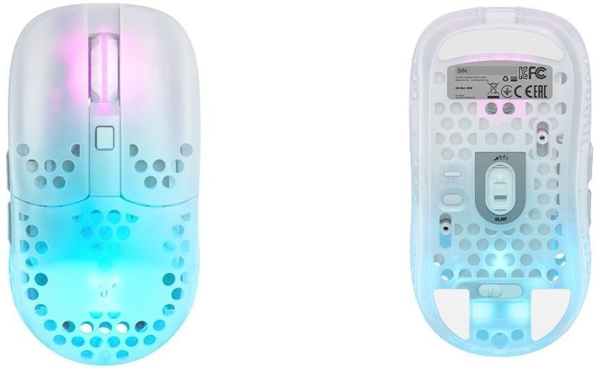 Миша Xtrfy MZ1, WL/USB-A, RGB, білий MZ1W-RGB-WHITE фото