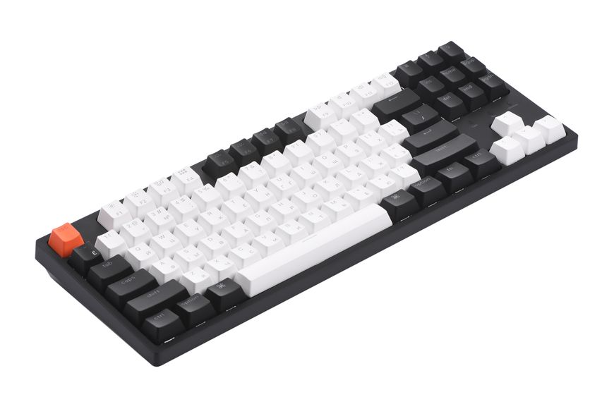 Дефект_Клавиатура механическая Keychron C1 87Key, Gateron G pro Blue, USB-A, EN/UKR, RGB, Чорний Дефект_C1B2_KEYCHRON фото