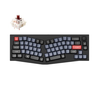 Клавиатура механическая Keychron Q8 69Key, Gateron G PRO Brown, USB-A, Hot-Swap, QMK, Knob, EN, RGB, Чорний Q8M3_KEYCHRON фото