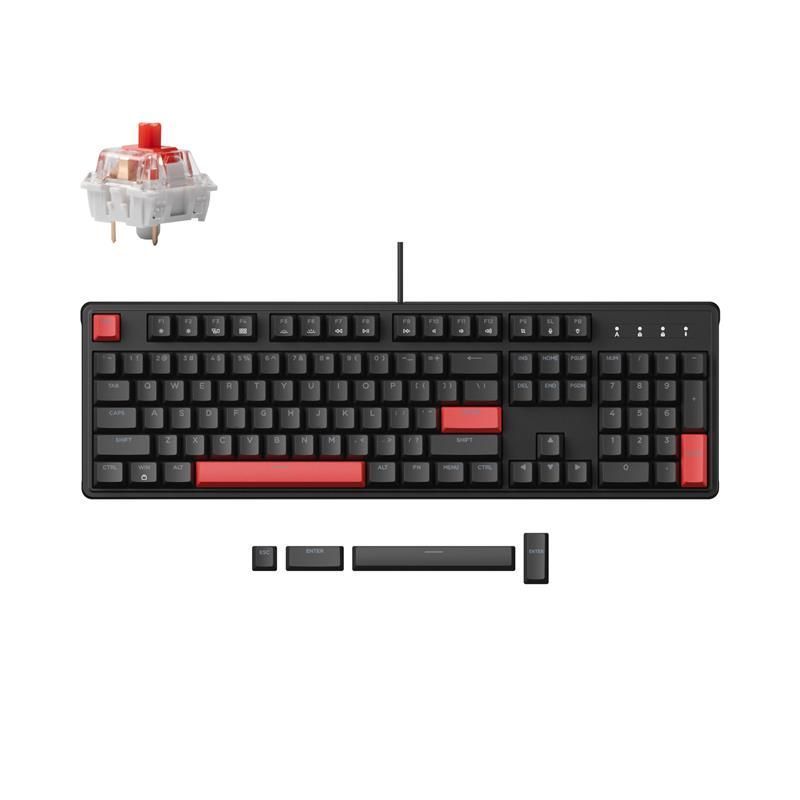Купити Клавіатура механічна Lemokey X3 104Key, Keychron Red, USB-A