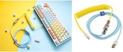 Кабель Ducky Premicord Cotton Candy USB Type-A to Type-C Yellow DKCC-CCCNC1 фото