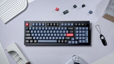 Клавиатура механическая Keychron Q5 100Key, Gateron G PRO Brown, USB-A, Hot-Swap, QMK, Knob, EN, RGB, Чорний Q5M3Z_KEYCHRON фото