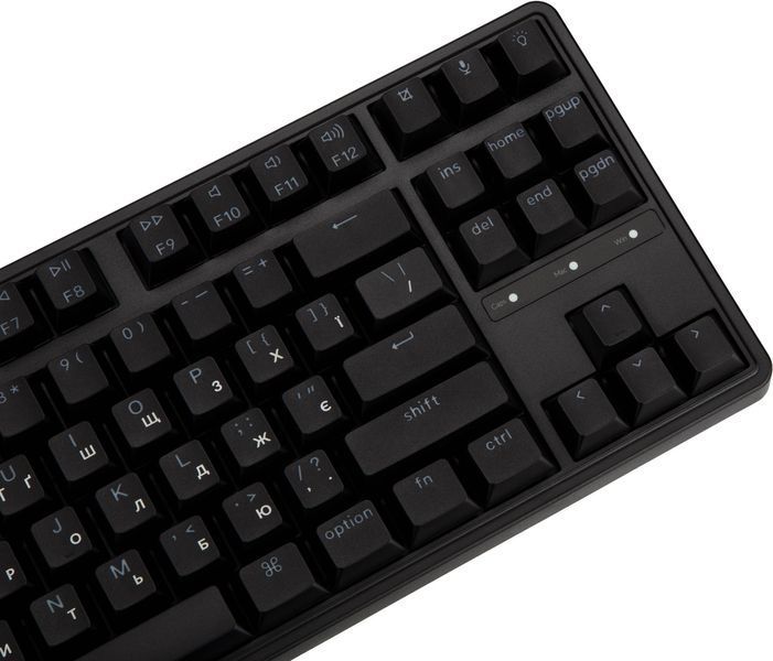 Клавіатура механічна Keychron C3 Pro V2 87Key, K pro Red, USB-A, QMK, Hot-swap, 8K, EN/UKR, RGB, чорний C3PX-H1-UA фото