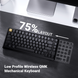 Клавіатура механічна Keychron J1 82Key, K pro Red, WL/BT/USB-A, QMK, Hot-swap, EN/UKR, RGB, чорний J1-H1-UA фото 9