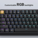 Клавіатура механічна Keychron J1 82Key, K pro Red, WL/BT/USB-A, QMK, Hot-swap, EN/UKR, RGB, чорний J1-H1-UA фото 12