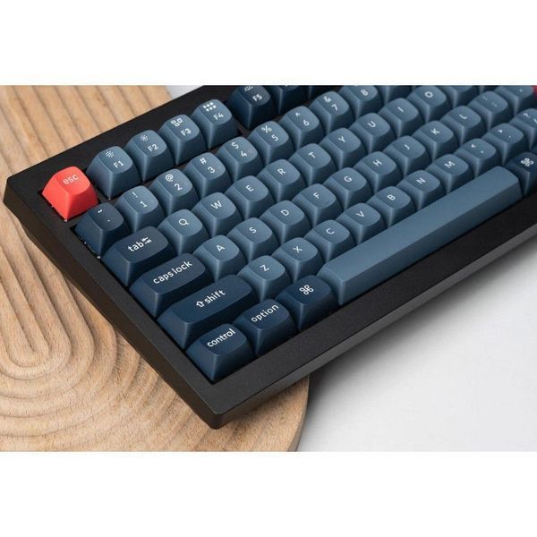 Клавіатура механічна Keychron V1 Max 84Key, Gateron Jupiter Red, WL/BT/USB-A, QMK, Hot-swap, Knob, EN/UKR, RGB, чорний V1MD1_KEYCHRON фото