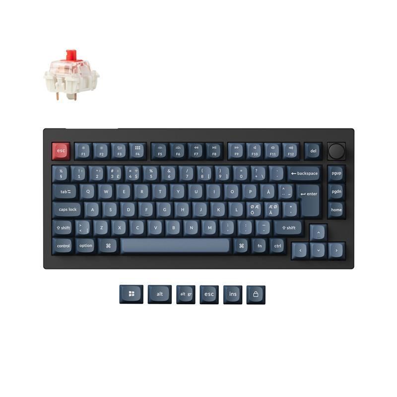 Купити Клавіатура механічна Keychron V1 Max 84Key, Gateron Jupiter