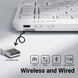 Клавиатура механическая Keychron J1 82Key, K pro Banana, WL/BT/USB-A, QMK, Hot-swap, EN/UKR, RGB, белый J1-Q4-UA фото 7