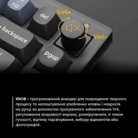 Купить Клавиатура механическая Keychron V1 84Key, K Pro Red, Hot