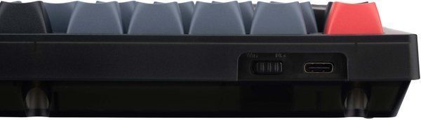 Клавіатура Keychron V1 84 Key QMK K PRO Red Hot-Swap RGB Knob Frosted Black V1C1_KEYCHRON фото