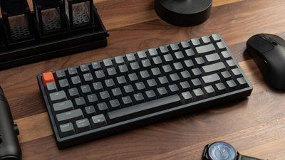 Дефект_Клавіатура механічна K2 84Key, Gateron G PRO Brown, BT/USB-A, EN/UKR, White Led, Чорний Дефект_K2A3_KEYCHRON фото