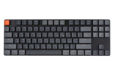 Клавиатура механическая K1SE 87Key, Optical Brown, BT/USB-A, Hot-Swap, Low Profile, EN/UKR, RGB, Чорний K1SEE3_KEYCHRON фото