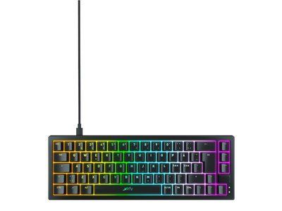 Клавиатура механическая Xtrfy K5 68Key, Kailh Red, USB-A, EN/UA, Hot-swap, RGB, Чорний K5-RGB-CPT-BLACK-R-UKR фото