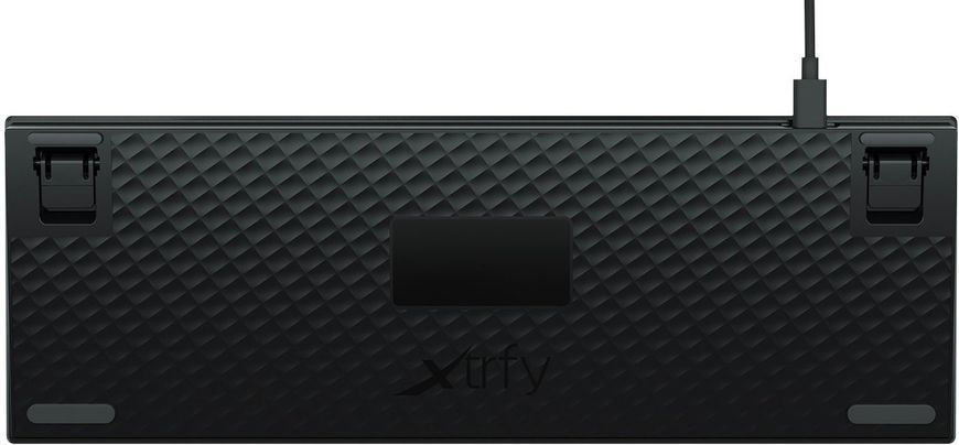 Клавіатура механічна Xtrfy K5 68Key, Kailh Red, USB-A, EN/UA, Hot-swap, RGB, Чорний K5-RGB-CPT-BLACK-R-UKR фото