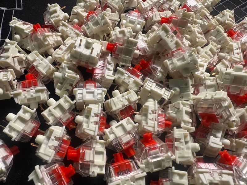 Набір механічний перемикачів Keychron Gateron Switch Set 87pcs/Set RED Z88_KEYCHRON	 фото