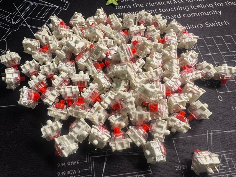 Набір механічний перемикачів Keychron Gateron Switch Set 87pcs/Set RED Z88_KEYCHRON	 фото