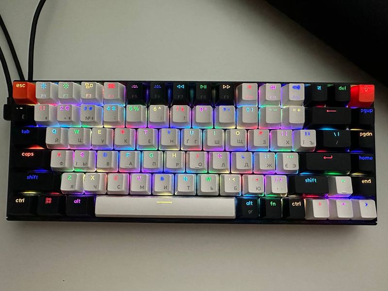 Клавиатура Keychron K2 84 Key Gateron G PRO Brown Hot-Swap RGB WL UA Black K2B3H_KEYCHRON фото