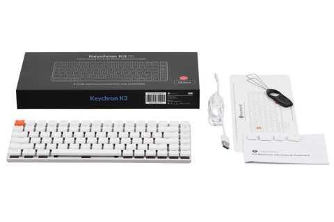 Купити Клавіатура Keychron K3 84 Key Gateron Brown WL UA White
