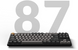 Клавіатура механічна Keychron C1 Pro 87Key, K pro Red, USB-A, QMK/VIA, EN/UKR, RGB, чорний C1PL1_KEYCHRON фото 2