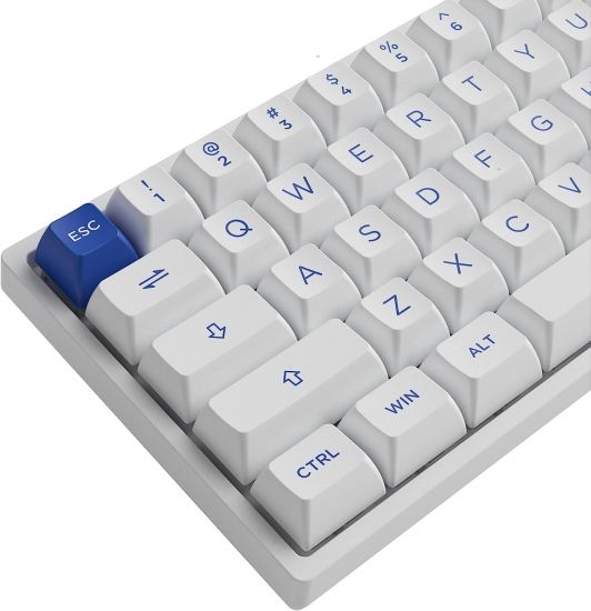 Набор кейкапов Akko Blue on White Fullset Keycaps 6925758618298 фото