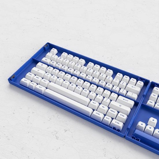 Набор кейкапов Akko Blue on White Fullset Keycaps 6925758618298 фото