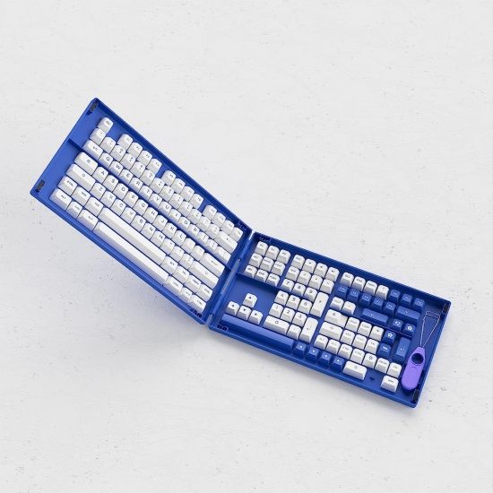 Набор кейкапов Akko Blue on White Fullset Keycaps 6925758618298 фото