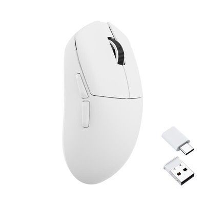 Миша Lemokey G1 USB-A/USB-C/WL/BT, 8K, білий G1-A2 фото