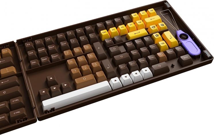 Набор кейкапов Akko Chocolate ASA Fullset Keycaps 6925758615044 фото