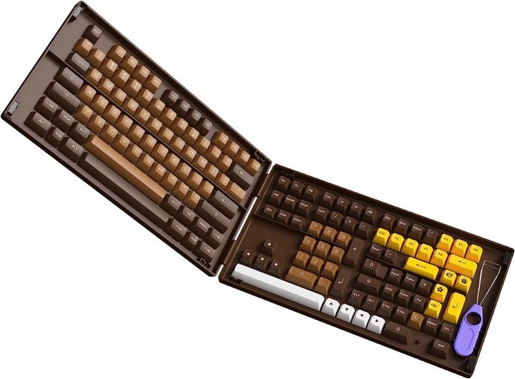 Набор кейкапов Akko Chocolate ASA Fullset Keycaps 6925758615044 фото