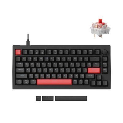 Клавиатура механическая Lemokey X4 84Key, Keychron Brown, USB-A, QMK/VIA, Hot-Swap, EN/UKR, RGB, чорний X4-H3-UA	 фото